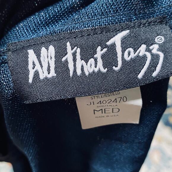 Vintage 90s All That Jazz Sparkle Maxi Dress Gown Slinky Low Back Metallic Teal - Picture 8 of 10